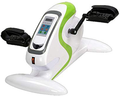 OWOHYG Motorized Rehabilitation Trainer Electric Pedal Bike Exerciser Fitness Exercise Bike for Hand Arm Knee Leg Mini Cycling Ideal for The Old People