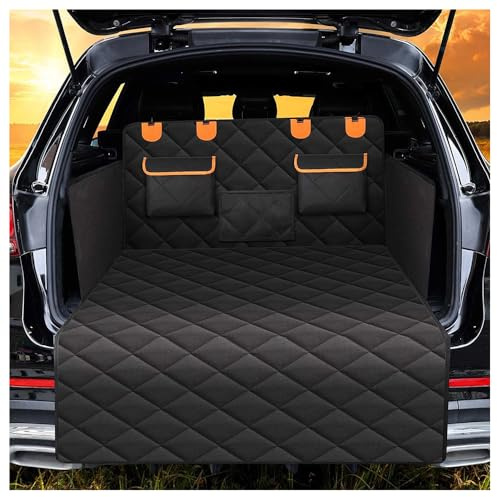 WEQTYSAB Dog Car Boot Liner Protector, for Seat Leon II 2005-2012 Dog Car Boot Liner Protector Waterproof Boot Liner Easy to Clean Trunk Guard Covers