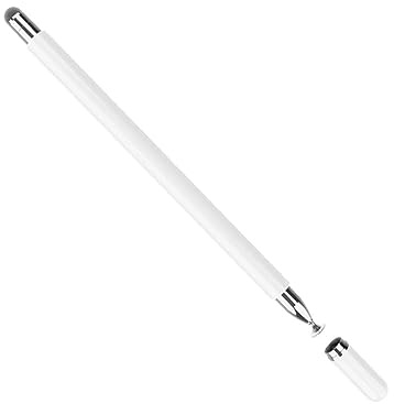 Holibanna 1 Pièce Stylet Tactile pour Écrans Tactiles Stylet Capacitif pour Dessin et Écriture sur Tablette et Smartphone Blanc