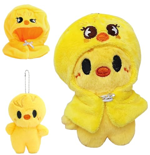 Stray Kids Llavero de Peluche, Juguete de P-eluche S-tray Ki-ds, Llaveros de Pe-luche de Stra-y Kids, Muñeco de peluche Stra-y Kid-s, Stray-K-ids Peluche, Skzoo Plush Doll, para Fanáticos de SKZ (M2)