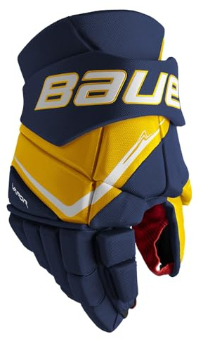 Bauer Vapor Fly40 Handschuhe Intermediate Marine-Gold 12 Marine-Gold