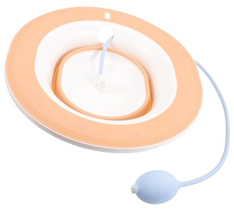 DECORNIJIA Praktisches Kunststoff Sitzbad Becken für Schwangere mit Ausguss Schlauch Großes Fassungsvermögen Robustes Material Ergonomisch Geformt für Komfortables Sitzen für Häusliche