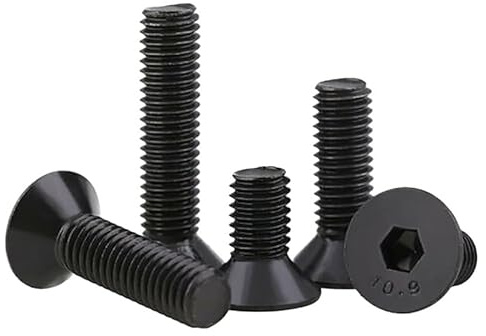 Schwarze, oxidierte Senkkopfschrauben - DIN 7991 Güteklasse 10.9 Kohlenstoffstahl Innensechskantschrauben (M1,6-M20)(M3x20(20pcs))