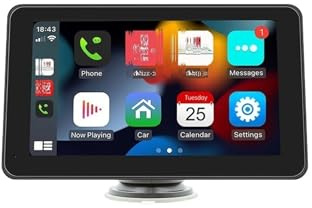 CarPlay inalámbrico, Pantalla Android Auto Reproductor de DVD para Coche con Pantalla navegación, Radio y CarPlay para conexión inalámbrica