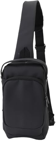Purokise Borsa Tracolla Console per Steam Deck OLED ROG Ally X Legion Go, Zaino Spalla Grande Capacità Custodia Viaggio Trasporto con Rete Traspirante Nero
