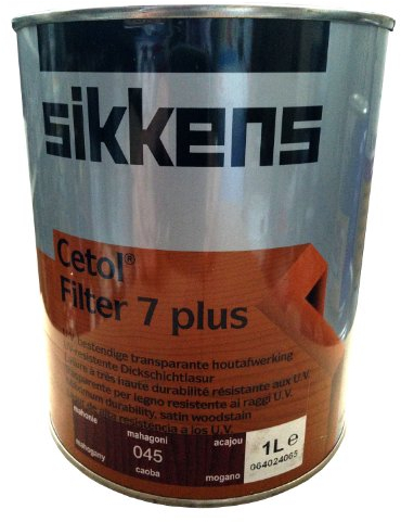 Sikkens Holzlasur 'Eiche Dunkel 009' - Long Life Dickschichtlasur für außen, UV-resistent, langlebig, hoher UV-Schutz, starker Verwitterungsschutz, hohe Transparenz, 1 Liter