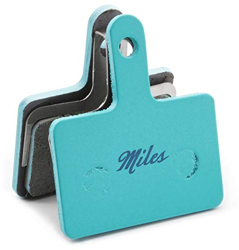 Miles Racing Fahrrad Scheibenbremsbeläge organisch für Shimano Deore, LX, Acera, Altus, Alivio, Tektro Aquila, Aries, Auriga, Dorado, Draco, Gemini, Orion, TRP u.v.a