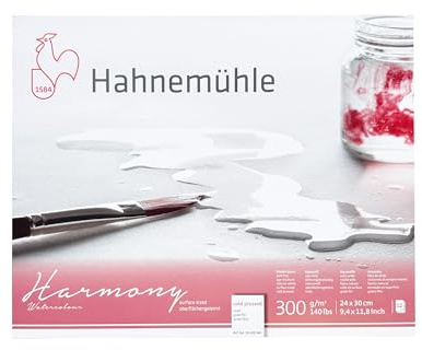 Hahnemuhle Harmony - Bloque de acuarela (12 hojas, 24 x 30 cm)