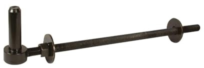 Gond genomgående stolpe - diameter 14 mm - svart