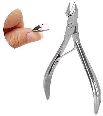 Nagelhautschere, Nagelhautentferner, Nagelhautzange Nagelhautschneider, Hautzange Edelstahl mit Scharfem und Glattem Schnitt Fein für Fingernägel und Zehennägel, Maniküre Pediküre Werkzeuge