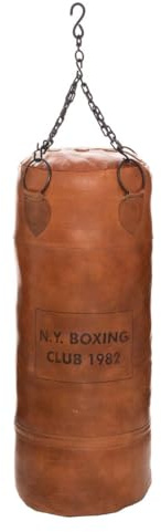 ATMOSPHERA CREATEUR D'INTERIEUR - Borsa da Boxe in Pelle Loft Marrone h100cm