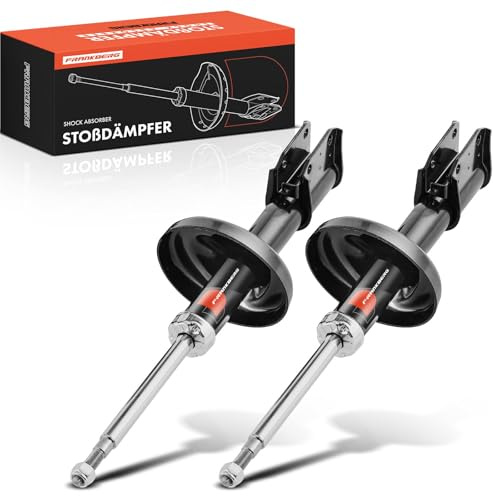 Frankberg 2x Stossdämpfer Stoßdämpfer Vorne 505mm Gasdruck 8200367895 | Kompatibel mit Twingo II CN0