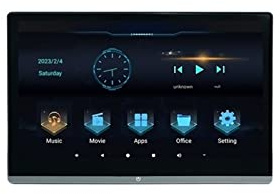 Lettore DVD portatile per lettori video per poggia Display Android esterno ultra sottile da 13,3 pollici WIFI4 + 64GDisplay for poggiatesta for auto da 13,3 pollici con schermo rotante HD(Size:13.3 in
