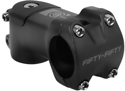 FIFTY-FIFTY Cykelstam med 31,8 mm styrklämma, aluminiumlegering styrhöjningscykel, 7 graders kort styrstam lämplig för mountainbike, vägcykel, e-cykel (70 mm)