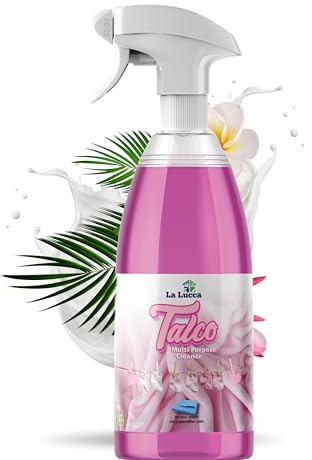 LaLucca Talco Multi Surface Cleaner Spray 750ml | Talcum Powder Fragrance | Spanish All Purpose Cleaning Spray | Multi Purpose Surface Cleaner for Kitchen, Bathroom & Home | Advanced Cleaning Method
