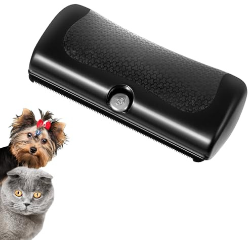 yolzhxe Fellwunder Bürste, Groomify Pet Care Brush, Hundebürste für Hunde und Katzen mit Komfortgriff, Grooming Brush für Hunde Katzen und andere Haustiere, Tierhaarpflege Haar