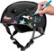 Wipeout Unisex Jugend, Schwarz, Dry Erase Kinder-Fahrradhelm für trocken abwischbare Marker, ab 8 Jahren, Alter 8+