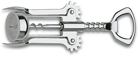 3Claveles 540 - Sacacorchos tirolés, con abridor de botellas, cromado