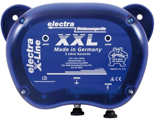Electra X-Line XXL Elektrozaungerät - 12V und 230V Kombigerät für den Weidezaun