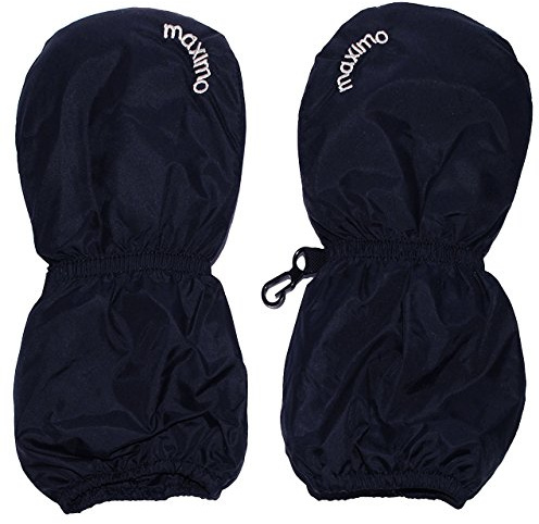alles-meine.de GmbH Fausthandschuhe/Fäustlinge - BLAU - Baby - Größe: 9 bis 18 Monate - mit langem Schaft - wasserdicht + atmungsaktiv - leicht anzuziehen - Handschuhe Ther..