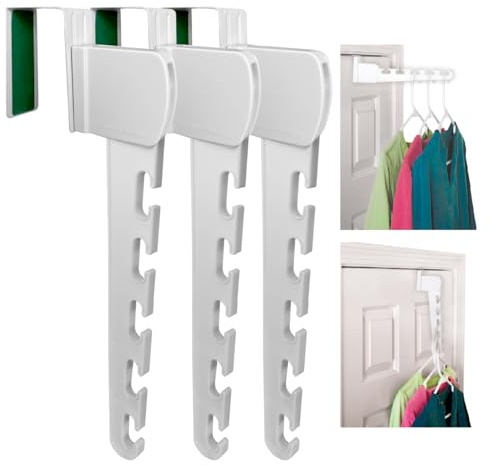 Wonder Hanger Türgarderobe Kunststoff weiß - Türhänger 3er Set