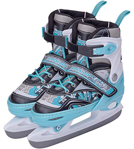 Apollo Ice Skates X Pro | verstellbare Schlittschuhe für Damen, Kinder und Jugendliche | schicke Eislaufschuhe Damen, 3 Größen (31 bis 42) | Schlittschuhe Kinder