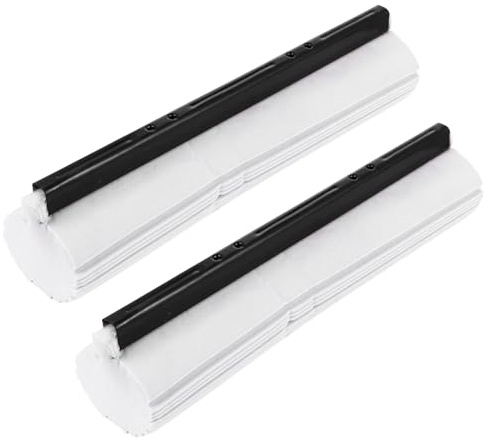 iplusmile 2Pcs Roller Mop Kopf Nachfüllung Saugfähige PVA Schwamm Pads Ersatz für Schwamm Mop Küche Bad Bodenreinigung 27Cm