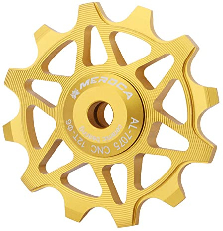 Sharplace 12T / 14T Schaltwerk-Riemenscheibe Aluminiumlegierung Jockey Wheel Schaltwerk-Riemenscheibe Fahrrad-Führungsrad-Riemenscheibe