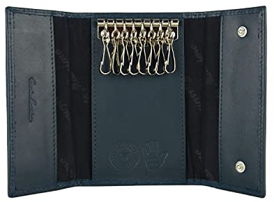 CONTE MASSIMO Porte-clés pour Homme et Femme en Cuir Véritable Sans Boîte