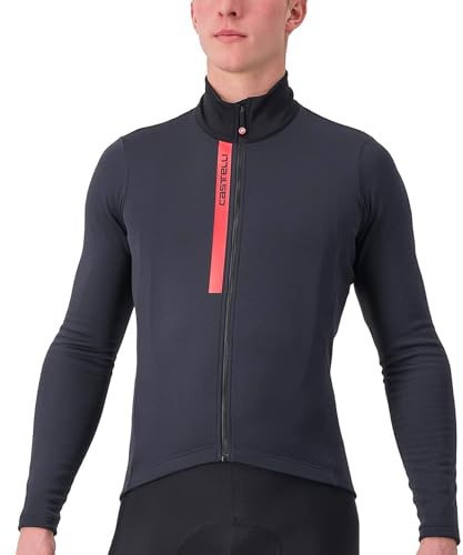 CASTELLI 4523512-085 ENTRATA TH Jersey T-Shirt Unisex Light Black/Red Tamaño L