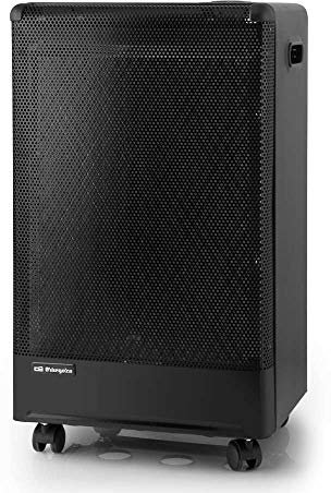 Estufa catalítica. Potencia máxima 3.000 W. Panel catalítico de doble capa. Encendido mediante pulsador piezoeléctrico