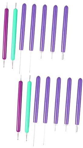COHEALI 14 Stück 1 Papierstift Papierhandwerkswerkzeuge Quilling-Werkzeuge Masse Quilling-Kits Quilling Paper Tool Quilling Tool kit Quilling-Papier Quilling Schlitzwerkzeug Plastik