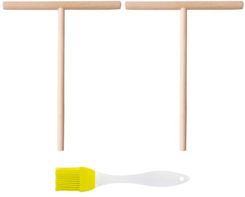 2 Herramientas En T, 1 Cepillo Para Aceite, Esparcidor De Crepes, Esparcidor De Masa, Raspador De Crepes, Accesorios Para Tortitas