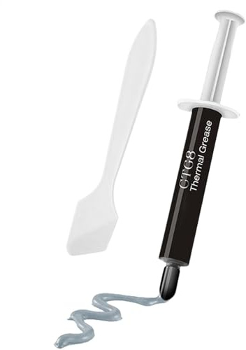 Pâte thermique pour processeur | 1G/2G/4G CTG8 Pâte thermique pour dissipateur thermique, pâte thermique avec longue durée de vie, facile à appliquer, pâtes thermiques pour dissipateurs thermiques