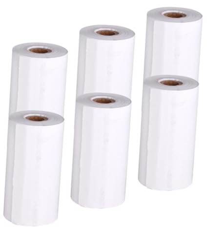 KONTONTY Thermal Paper Roll for Children's Cameras 6 Rolls of Instant Camera Refill Paper Easy to Print