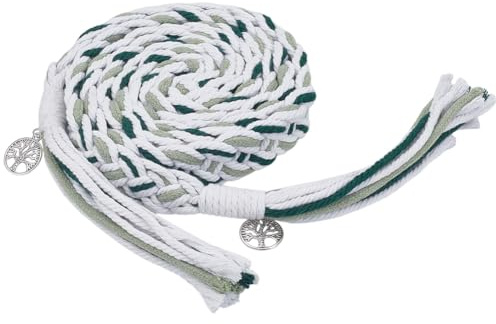 FREEBLOSS 75 Pollice Matrimonio Lasso Corda In Morbido Cotone Handfasting Cordoncino Per Matrimonio Tradizionale Lasso Corda Con Pendenti Mano Per Cerimonie Rituali Uniti Verde E Bianco