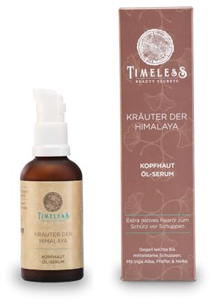 HAARWUCHS & ANTI-SCHUPPEN KOPFHAUT-ÖL für gesundes Haar - Mit 14 ayurvedischen Kräutern aus dem Himalaya & Rosmarin