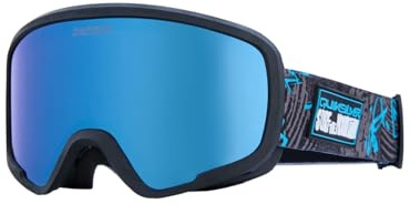 Quiksilver Shredder – Occhiali da sci/snowboard per ragazzi – occhiali da sci/snowboard – ragazzo – taglia unica – blu.