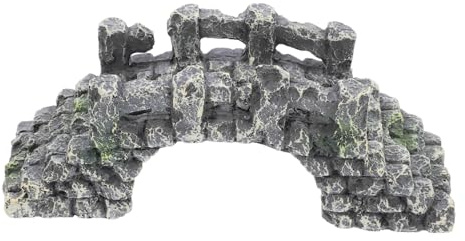 Toyvian Pont Miniature Résine pour Aquarium et Terrarium Décoration Aquarium Polyvalente Pont Miniature Décoratif et Facile à Installer