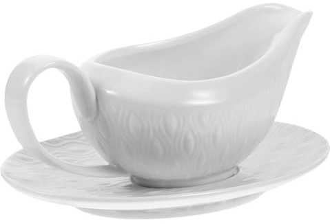 POPETPOP Cubo De Cerámica Para Jugo Salsera De Cerámica Taza Para Salsa Dispensador De Salsa De Ensalada