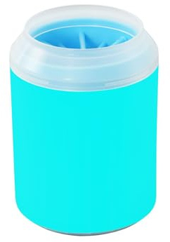ODAWA Nettoyant pour pattes de chien avec poils doux Cyan Aqua