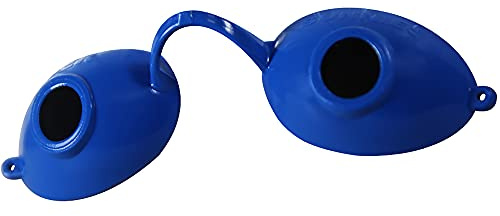 UV-skyddsglasögon färg: horisontellblå – solariumglasögon, glasögon, glasögon Sunny Luna Eyeshields