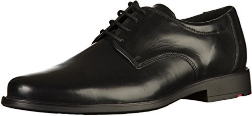 LLOYD Herren Schnürhalbschuhe Nevio, Männer Businessschuhe,Derby,schnürschuhe,schnürer,Businessschuhe,Anzugschuhe,Derby,Men,SCHWARZ,44.5 EU / 10 UK