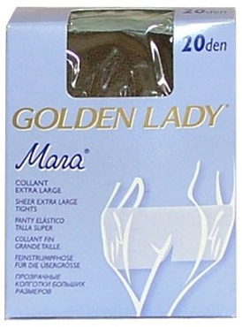 GOLDEN LADY Mara Tights 20 Deniers Size XL Brown