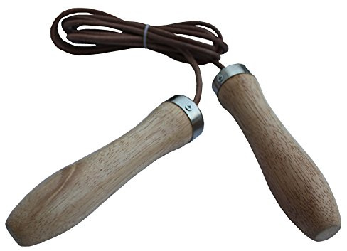 Lisaro Springseil aus Echt-Leder längenverstellbar | 280cm | Mit Japanischem Kugellager | Ideal für Boxen, MMA, HIIT, Kampfsport, Kickboxen, Muay Thai, Thaiboxen, Intervalltraining & Double Unders