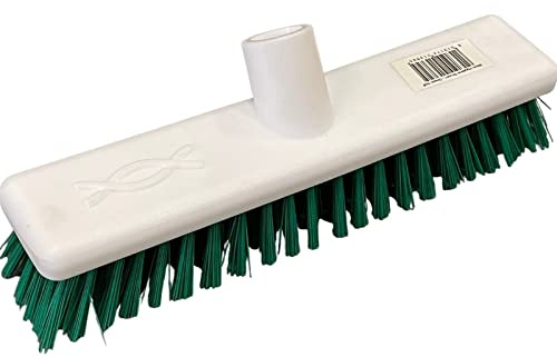 Robert Scott & Sons Abbey Hygiene Broom Head Hard Washable 12in Green 102903GREEN