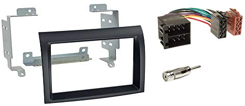 Radio Installationskit kompatibel mit FIAT Ducato Typ 250 (ab 2006) - Einbaupaket für 2-DIN Doppel DIN Radio für FIAT Ducato/Peugeot Boxer/Citroen Jumper