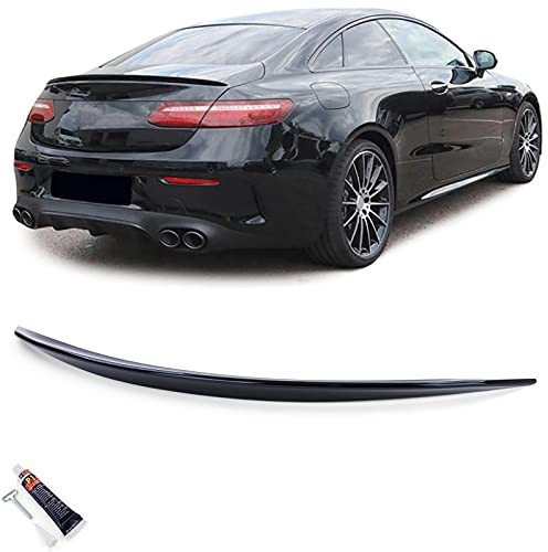 Sport Heckspoiler Lippe Schwarz Glanz für Mercedes E Klasse C238 Coupe ab 16