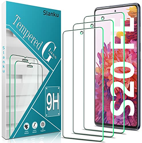 Slanku Schutzglas für Samsung Galaxy S20 FE/S20 FE 5G Schutzfolie | 3 Stück Panzer Frei von Kratzern, 9H Härte, 0.33mm Ultra-Klar Displayschutzfolie, Blasenfrei, Ultrabeständig