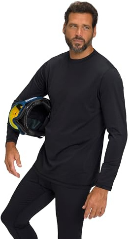 JAY-PI funktionella kalsonger, skidkläder, termisk, långa, varma, elastiska midjeband 807664, svart, 3XL